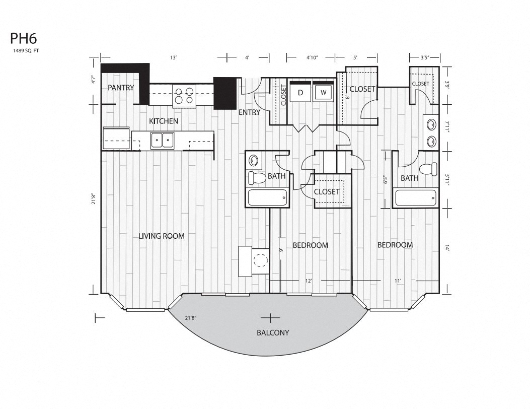 Whitney Uptown PH6 Floor Plan